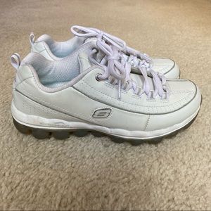 Skechers Sport Women’s Sneaker White Silver Size 6